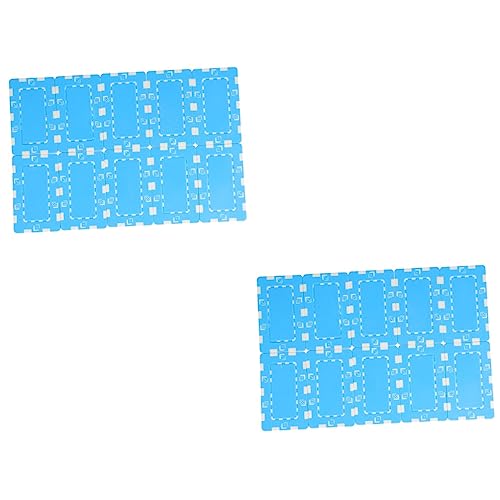 Abaodam 20 STK Jetons Spielmünzen aus Plastik Spielchipkarten spielgeld zocken Kartenspielen Spielzeug Mahjong-Währungschips Mahjong-Chips aus Kunststoff Quadrat einstellen Texas Poker Abs von Abaodam