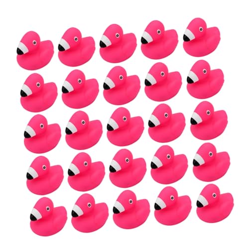 Abaodam 24St Flamingo-Spielzeug Entenbadespielzeug Badewannenspielzeug kreativität kreativekraft Badespielzeug für Kinder Spielzeuge Poolspielzeug Pool-Wasserspielzeug Druckbar Babywasser von Abaodam