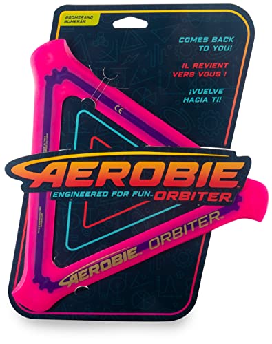 Aerobie Orbiter Boomerang, dreieckiger Boomerang mit Durchmesser 24, 5cm, farblich Sortiert von Aerobie