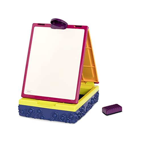 B. toys Tragbare Maltafel für Kinder mit Kreidetafel und Whiteboard mit Schwamm – Malkoffer, Koffer zum Mitnehmen – Spielzeug ab 2 Jahren von B.