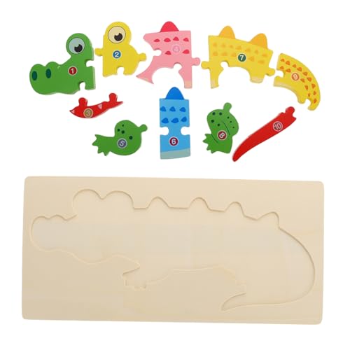 BESTonZON Kognitives Dreidimensionales Puzzle Puzzle-Spielzeug Für Kinder Rätsel Für Kleinkinder Lernspielzeug Für Vorschulkinder Hasenspielzeug Für Kinder Gehirn Hölzern 3D Stück Transport von BESTonZON