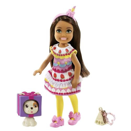 Mattel - Barbie Club Chelsea, Cake Dress-Up Costume Doll with Pet von Barbie