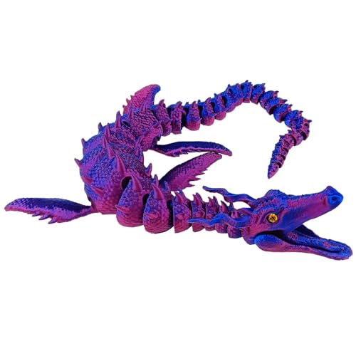 Bexdug Artikulierter Drache, Drache 3D gedruckt - Flexible3D-Drachen mit flexiblen Gelenken | Voll bewegliches 3D-gedrucktes Drachen-Zappelspielzeug für Erwachsene, Jungen und Kinder von Bexdug
