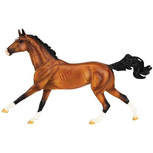 Breyer Pferde Traditionelle Serie Adamek | Pferd Spielzeugmodell | 12,25 x 8 | Maßstab 1:9 | Modell #1861 (Gold) von Breyer