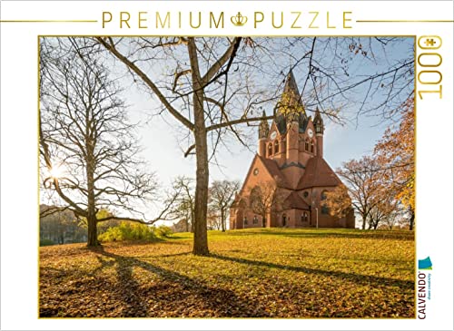 CALVENDO Puzzle Pauluskirche in Halle-Saale 1000 Teile Lege-Größe 64 x 48 cm Foto-Puzzle Bild von Martin Wasilewski von CALVENDO