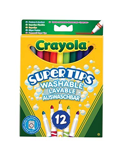 Crayola 12 Bright Colour Supertips Pens von CRAYOLA