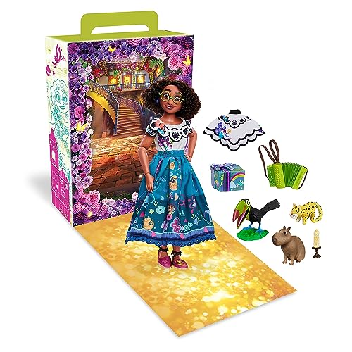 Disney Store Offizielle Mirabel Märchenbuch Puppe, Encanto, 27 cm, Voll Bewegliches Spielzeug mit Zubehör, Geeignet für Kinder Ab 3 Jahren von Disney Store