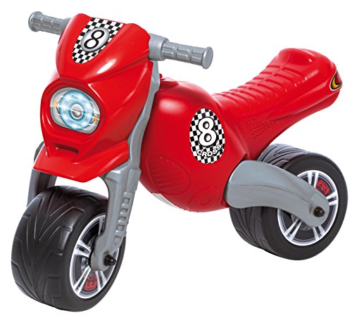 DOHANY 180 Crossbike Rutscher Laufrad Motorrad Rutschauto Für Kinder von 3 Jahren, Bis 50 kg, Rot, 76x39x54 cm von DOHANY