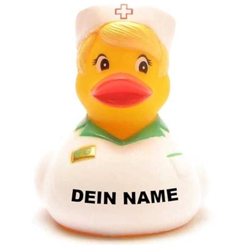 Badeente - personalisierbar (Krankenschwester Ente) von Duckshop