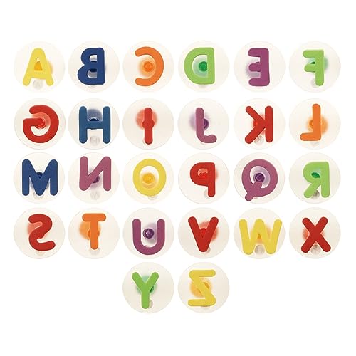 EDUPLAY 220136 Stempel Buchstaben bunt, Mehrfarbig, 26-teilig (1 Set) von EDUPLAY