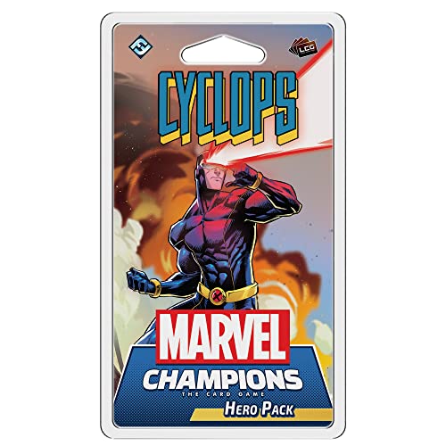 Marvel Champions The Card Game Cyclops Hero Pack – Superhelden-Strategiespiel, kooperatives Spiel für Kinder und Erwachsene, ab 14 Jahren, 1–4 Spieler, 45–90 Minuten Spielzeit, hergestellt von Fantasy von Fantasy Flight Games