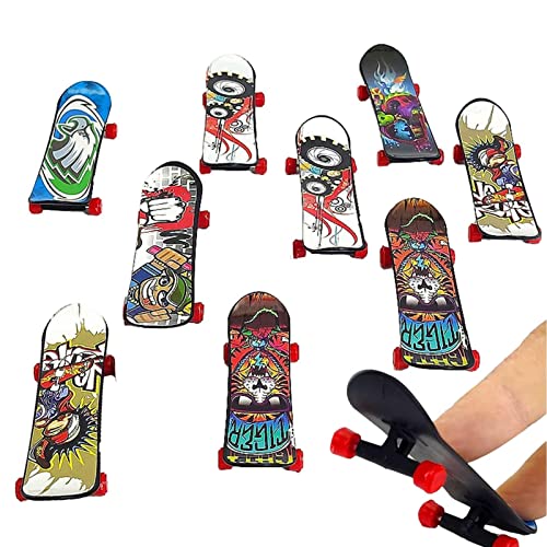 Firulab Finger-Skateboard-Spielzeug - Neuheit Skate Boards Finger | Skateboard Fingerboards Fingerspielzeug Pack, Geschenke für Kinder Finger Skater für Teenager Erwachsene Party Favor von Firulab