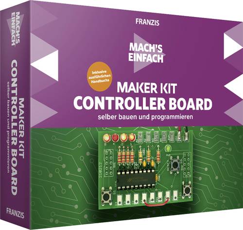 Franzis Verlag 67099 Mach's einfach - Controller Board Experimente, Programmieren Maker Kit ab 14 Ja von Franzis Verlag