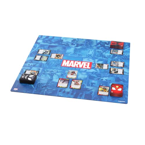 Gamegenic, Marvel Champions Game Mat XL - Marvel Blue von Gamegenic