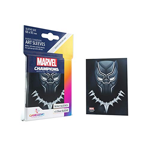 Gamegenic, MARVEL CHAMPIONS sleeves - Black Panther, Sleeve color code: Gray von Gamegenic
