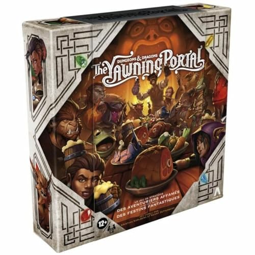 Dungeons & Dragons: The Yawning Portal, Strategiespiel D & D für 1 bis 4 Spieler, D&D Brettspiel für die Familie von Hasbro Gaming