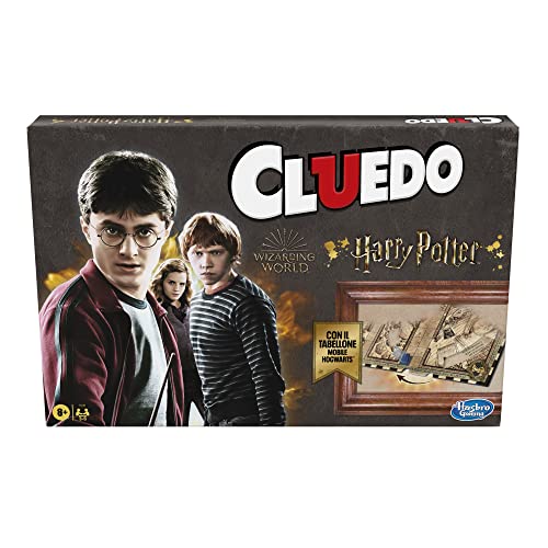 Cluedo: Wizarding World Harry Potter Edition Brettspiel (Sprache: Italienisch) von Hasbro Gaming