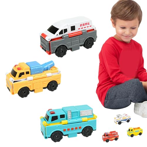 Hobngmuc Anti-Reverse-Spielzeugauto, verwandelnde Spielzeugautos | Anti-Reverse-Mini-Autospielzeug für Kinder | Spielzeugfahrzeuge für Vorschulkinder, formverändernde Autos für Klassenzimmer, von Hobngmuc