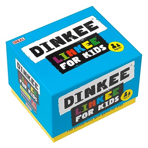 IDEAL , DINKEE LINKEE trivia game for kids: Four little questions, with one big link! , Kids Games , For 3-30 Players , Ages 8+ von John Adams