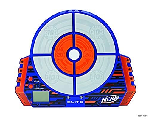 NERF Elite Digitale Zielscheibe NER0156 Interaktive Zielscheibe mit Licht und Sounds und verstellbarem Standbein, Trainiere Alleine oder im Team von NERF