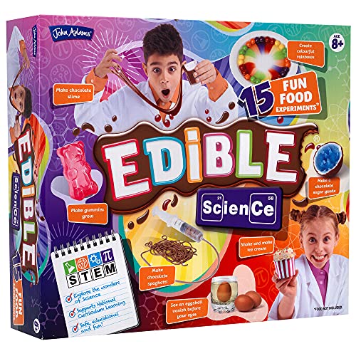 John Adams , Edible Science Kit: 15 Fun Food Experiments, Science and STEM Toys, Ages 8+ von John Adams