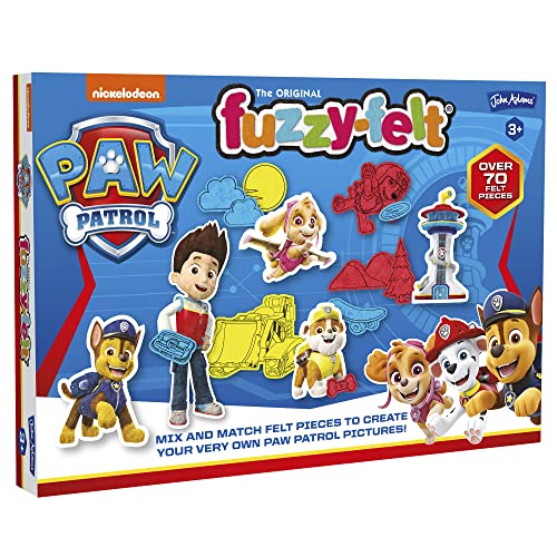 John Adams , Fuzzy-Felt - PAW Patrol Activity Set: Mix and Match Felt Pieces to Create Your Very own PAW Patrol Pictures!, Preschool Toy, Ages 3+ von John Adams
