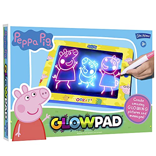 John Adams, Peppa Pig GLOWPAD light-up drawing pad: Bring your pictures to life!, Arts & crafts, Ages 4+ von John Adams