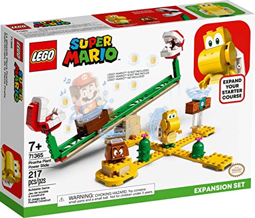 LEGO 71365 Super Mario Piranha-Pflanze-Powerwippe – Erweiterungsset, Bauspiel von LEGO