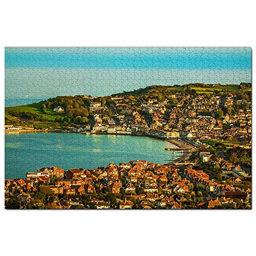 UK England Swanage Bay Puzzle für Erwachsene, 2000 Teile, Reisegeschenk, Souvenir, 70 x 100 cm von LUAJZF