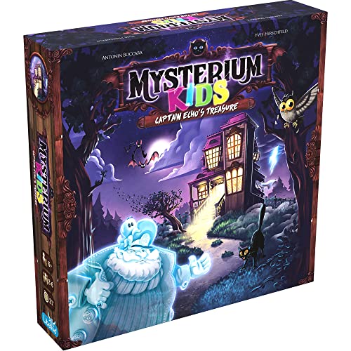 Libellud Mysterium Kids: Captain Echo's Treasure, Familien-Brettspiel, ab 6 Jahren, 2–6 Spieler, 20 Minuten Spieldauer von Libellud