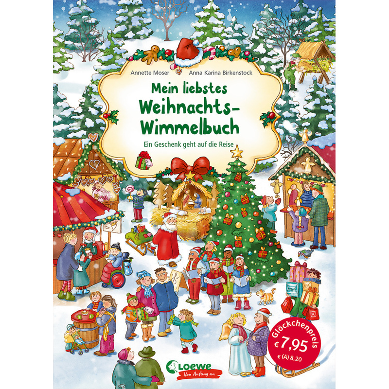Mein liebstes Weihnachts-Wimmelbuch von Loewe