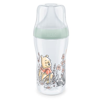 NUK Babyflasche Perfect Match Disney Winnie Puuh mit Temperature Control 260ml ab 3 Monate in mint von NUK