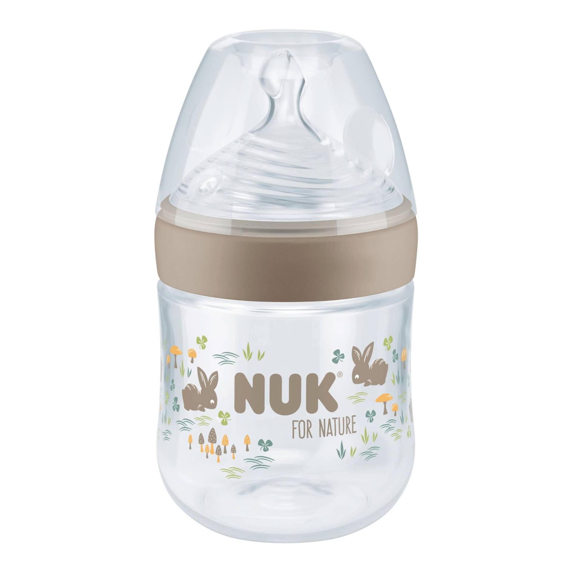 Nuk Nuk For Nature Babyflasche, Anti-Kolik-Weithals, 0-6M von NUK