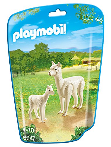 PLAYMOBIL Family Fun 6647 Alpaka mit Baby, Ab 4 Jahren von PLAYMOBIL