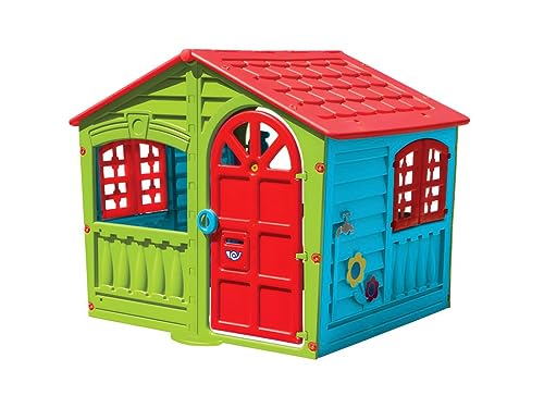 Palplay 0716051, Multicolor Indoor & Outdoor Plastik Spielhaus, 130 x 109 x 115 cm von Palplay