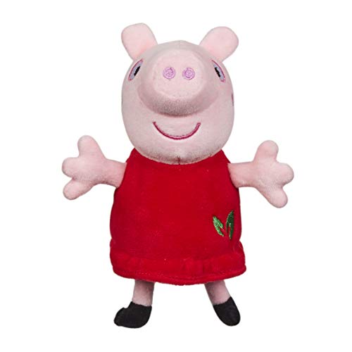 Peppa Pig Eco Plush Collectables, Peppa or George Soft Toy, 100% Recycled, Gift, Sustainable Toy, Red von Peppa Pig
