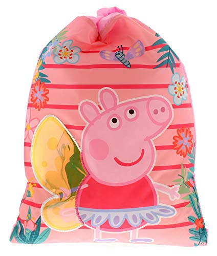 Peppa Pig Kordelzug & Zubehör Synthetik Material Kinder Rosa - Pink/Multi, 1 UK von Peppa Pig