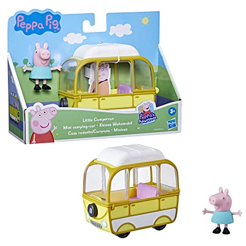 Peppa Pig Peppa's Adventures Kleines Wohnmobil, mit Peppa Wutz Figur (7,5 cm), zur Serie, für Kinder ab 3 Jahren von Peppa Pig