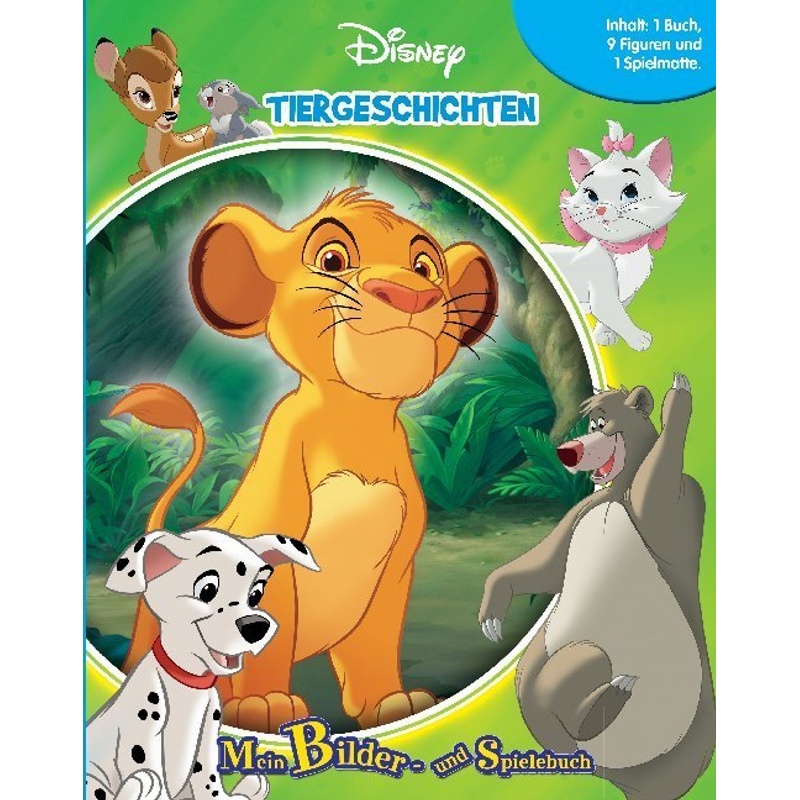 Disney Tiergeschichten, Spielbuch + Spielfiguren + Spielmatte von Phidal Publishing