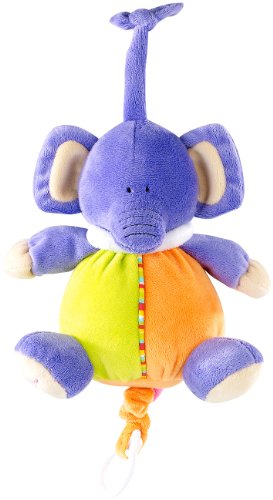 Playtastic Kinder-Spieluhr: Niedliche Kuschel-Spieluhr Otto, der Elefant (Kinder Spielzeug Spieluhr, Spieluhr für Kinder, Kleinkinder, Kuscheln) von Playtastic