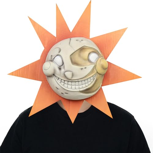 QKNTKF FNAF Maske Five Nights Game Horror Helm FNAF Cosplay Anime Latex Halloween Horror Masken mit FNAF-inspirierten Tierfiguren Kopfbedeckung (Typ D, Einheitsgröße) von QKNTKF