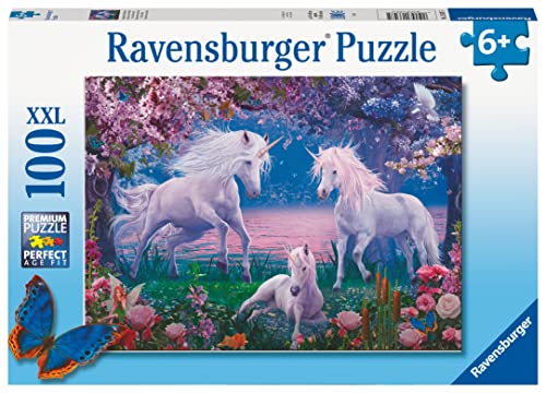 Ravensburger Kinderpuzzle - 13347 Bezaubernde Einhörner - 100 Teile Puzzle für Kinder ab 6 Jahren von Ravensburger
