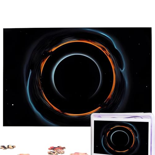 Mysterious Cosmic Black Holes Puzzles Personalized Puzzle 1000 Pieces Jigsaw Puzzles from Photos Picture Puzzle for Adults Family (74.9 cmx 50.0 cm) von RLDOBOFE