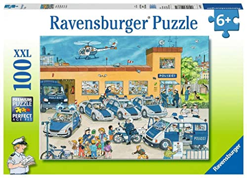 Ravensburger Kinderpuzzle - 10867 Polizeirevier - Puzzle für Kinder ab 6 Jahren, mit 100 Teilen im XXL-Format von Ravensburger