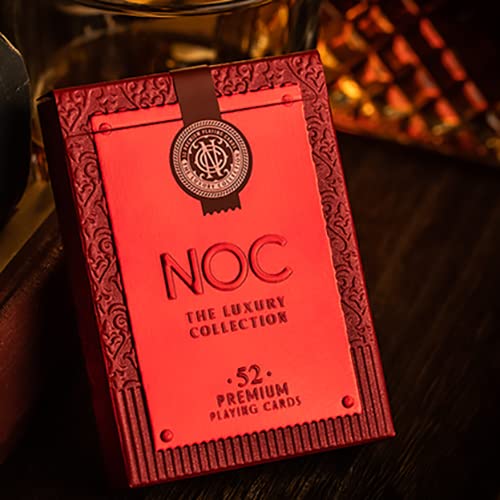 SOLOMAGIA NOC (Red) The Luxury Collection Playing Cards by Riffle Shuffle x The House of Playing Cards von SOLOMAGIA