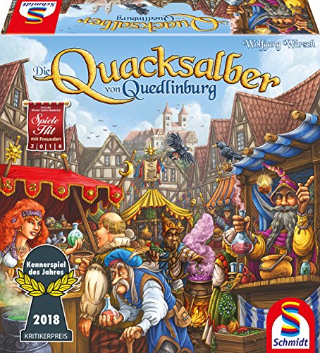 Schmidt Spiele 49341 Die Quacksalber von Quedlinburg, Kennerspiel des Jahres 2018, blau von Schmidt Spiele