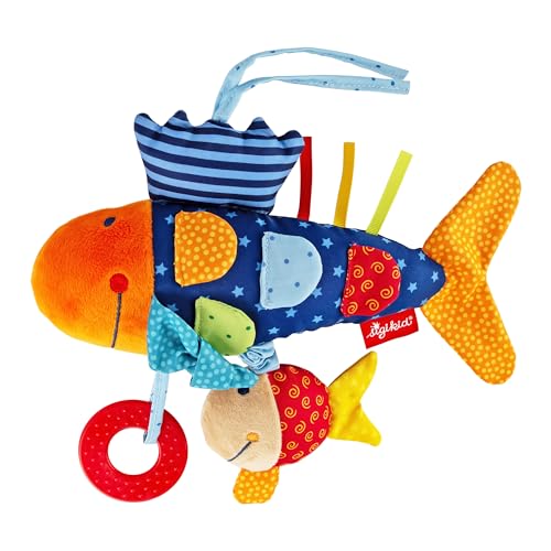SIGIKID 40104 Aktiv-Fisch Baby Activity PlayQ Mädchen und Jungen Babyspielzeug empfohlen ab 3 Monaten mehrfarbig von Sigikid