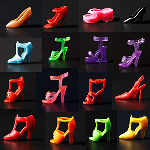 BAAQII 40 stücke 20 Paar Diffirent High Heel Schuhe für 290mm Barbie Puppe Spielzeug Zubehör von BAAQII