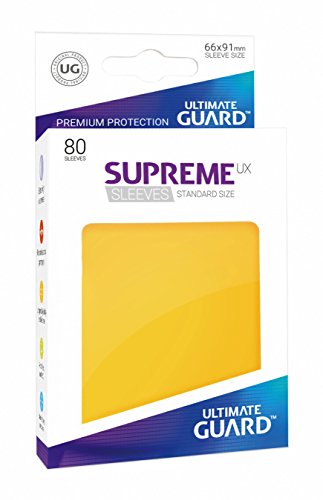 Ultimate Guard UGD010546 Kartenhüllen, Gelb, Standard Size von Ultimate Guard