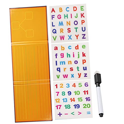 VICASKY 1 Satz Alphabet-Puzzle-Buch Rätsel Für Kleinkinder Magnetisches Spielset Kleinkindspielzeug Vorschulspielzeug Lernspielzeug Für Vorschulkinder Wörter Lernen Spielzeug von VICASKY